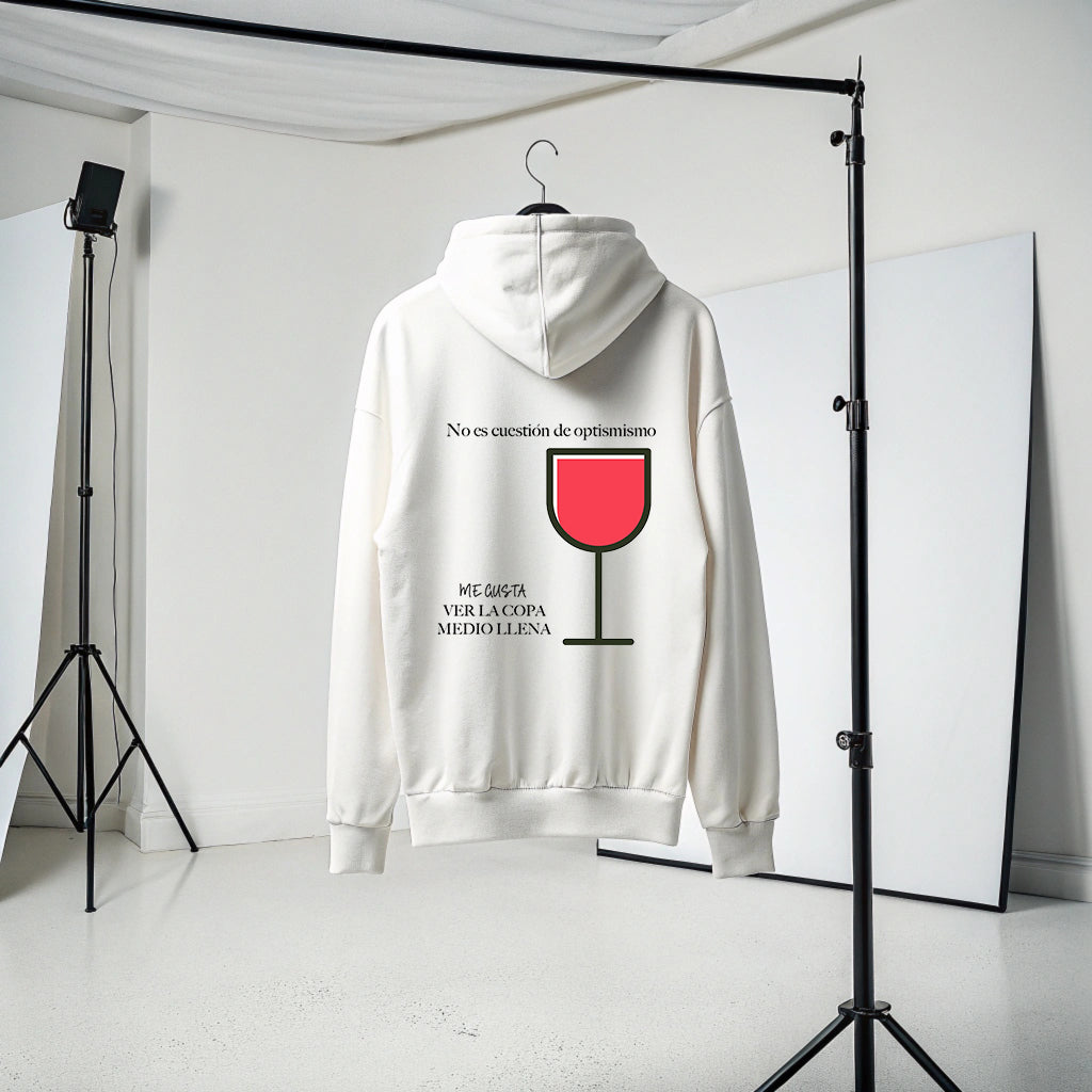 Sudadera Vino Vibes con Capucha